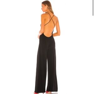NWT Low Back Slip Jumpsuit in Black - Norma Kamali (XS)